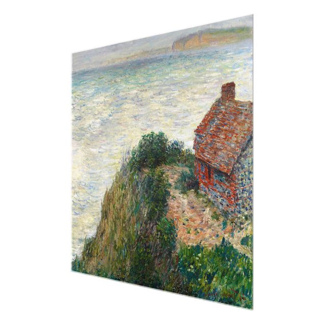 Glasbilder Claude Monet - Fischerhaus Petit Ailly