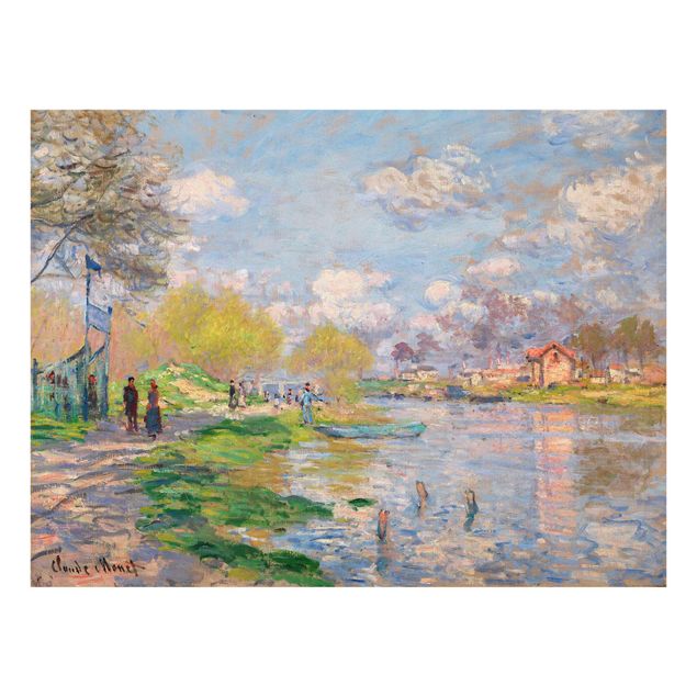 Bilder auf Glas Claude Monet - Seine