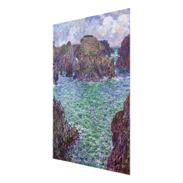 Bilder auf Glas Claude Monet - Port Goulphar
