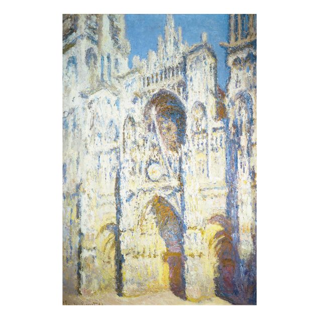 Glasbilder Claude Monet - Kathedrale von Rouen