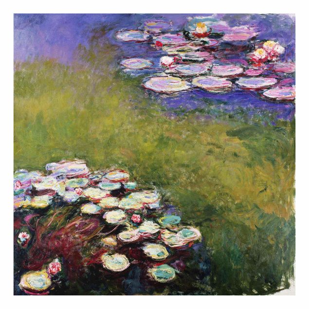 Glasbilder Claude Monet - Seerosen
