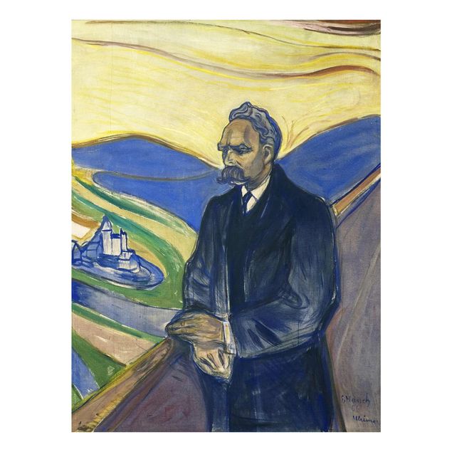 Bilder Edvard Munch - Porträt Nietzsche