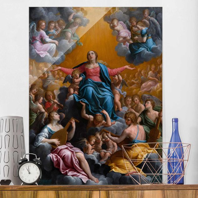 XXL Glasbilder Guido Reni - Himmelfahrt Mariens