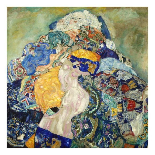 Bilder Gustav Klimt - Baby (Wiege)