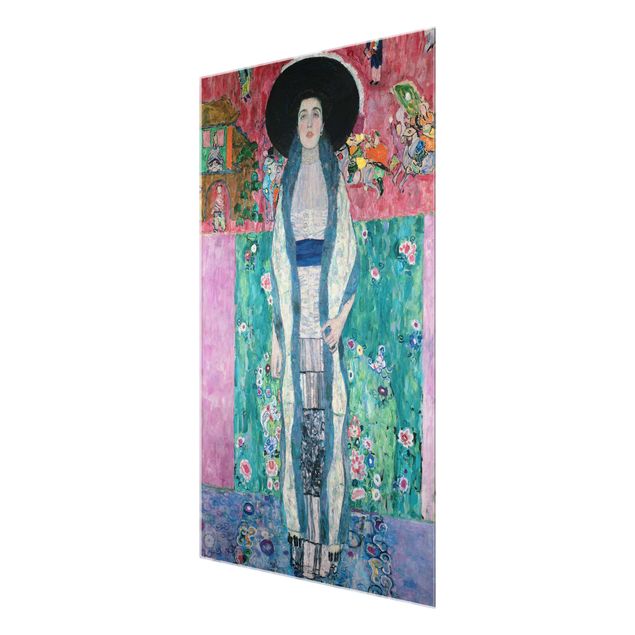 Glasbilder Gustav Klimt - Adele Bloch-Bauer II