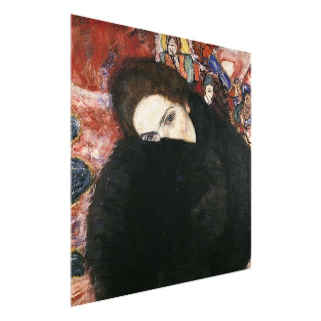 Klimt Bilder Gustav Klimt - Dame mit Muff