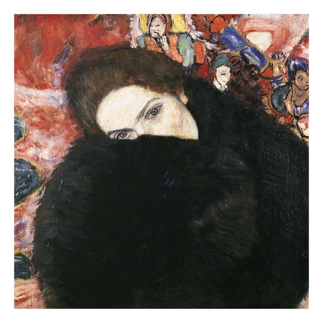 Bilder Gustav Klimt - Dame mit Muff