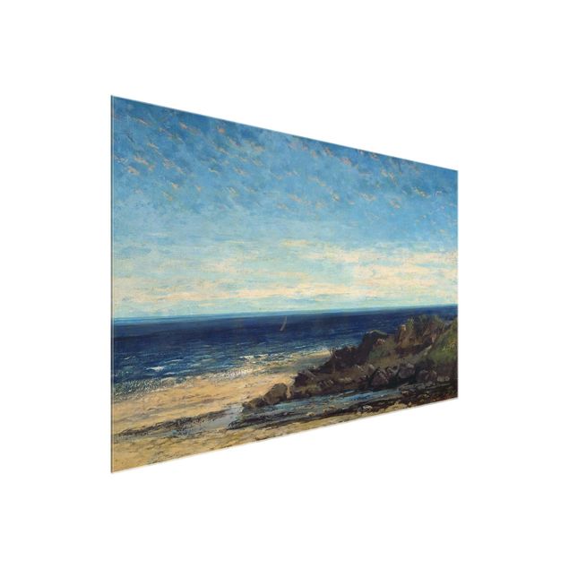 Wandbilder Gustave Courbet - Blaues Meer