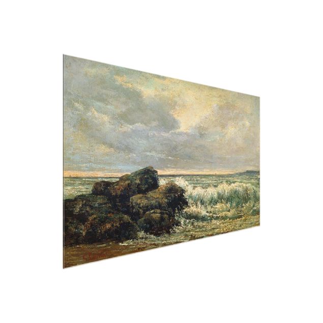 Wandbilder Gustave Courbet - Die Welle