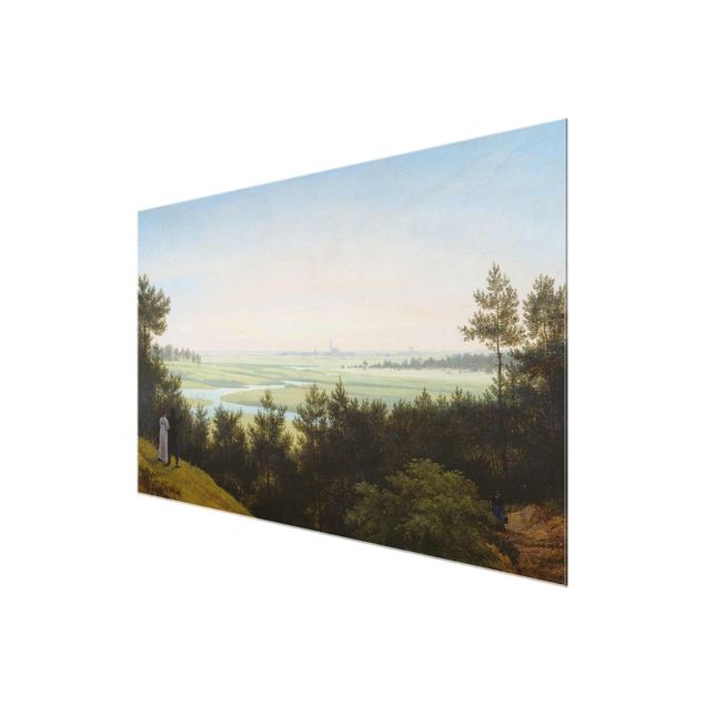 Glasbild - Kunstdruck Karl Friedrich Schinkel - Landschaft bei Pichelswerder - Quer 3:2