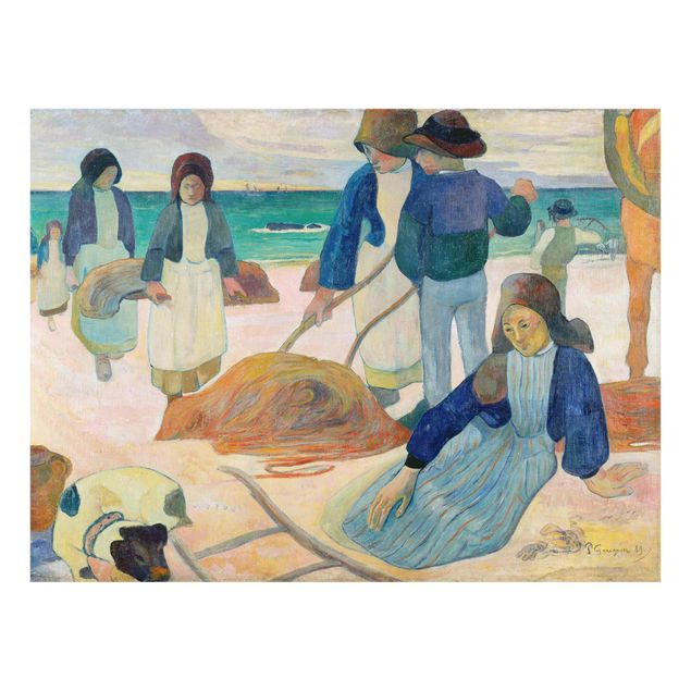 Glas Wandbilder Paul Gauguin - Tangsammlerinnen