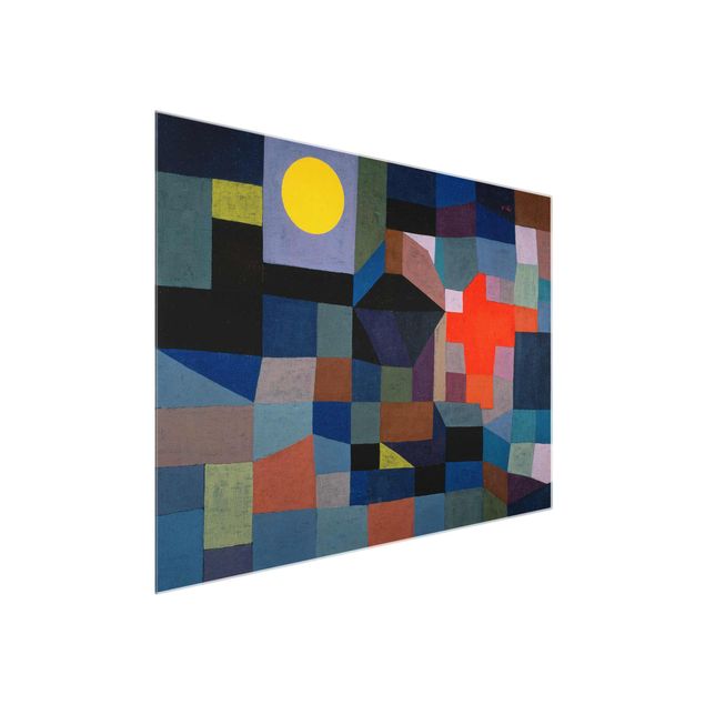 schöne Bilder Paul Klee - Feuer bei Vollmond