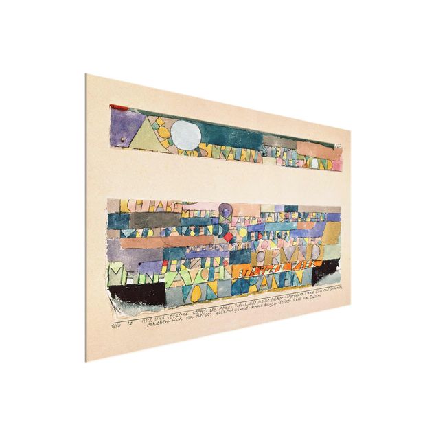 Abstrakte Bilder Paul Klee - Der Mond