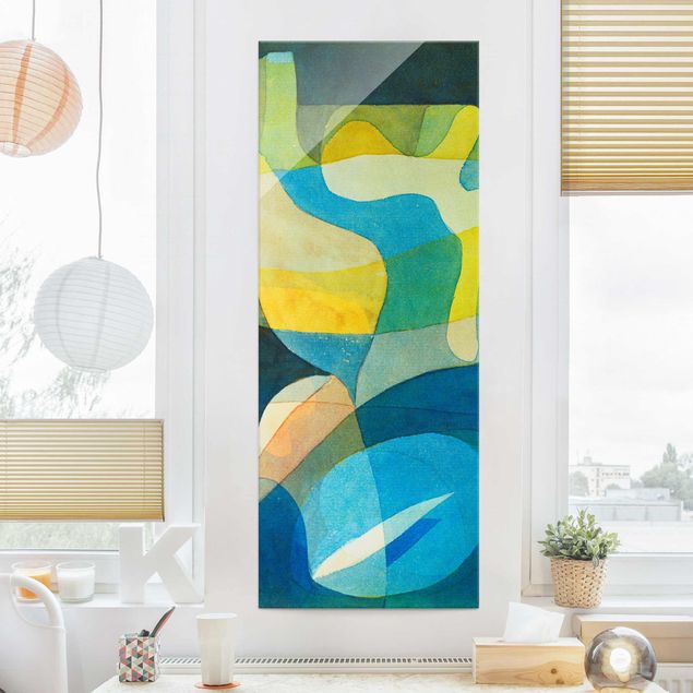 Glas Wandbilder XXL Paul Klee - Lichtbreitung