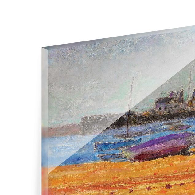 Glasbild - Kunstdruck Pierre Bonnard - Der Hafen von Cannes - Panorama Quer