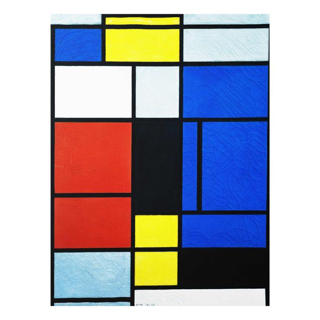 Bilder auf Glas Piet Mondrian - Tableau No. 1