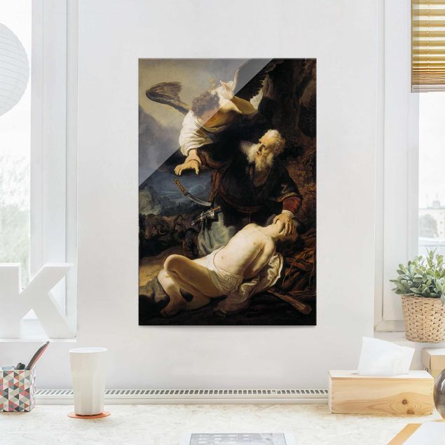Gemälde Rokoko Rembrandt van Rijn - Die Opferung Isaaks