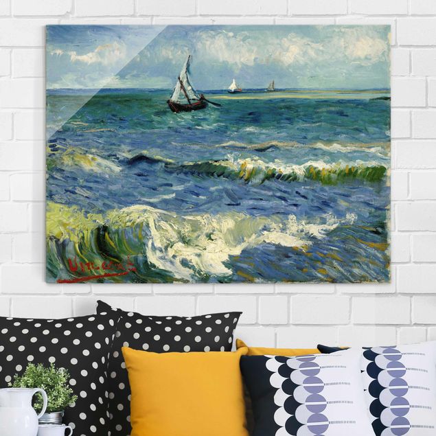 Impressionistische Bilder Vincent van Gogh - Seelandschaft