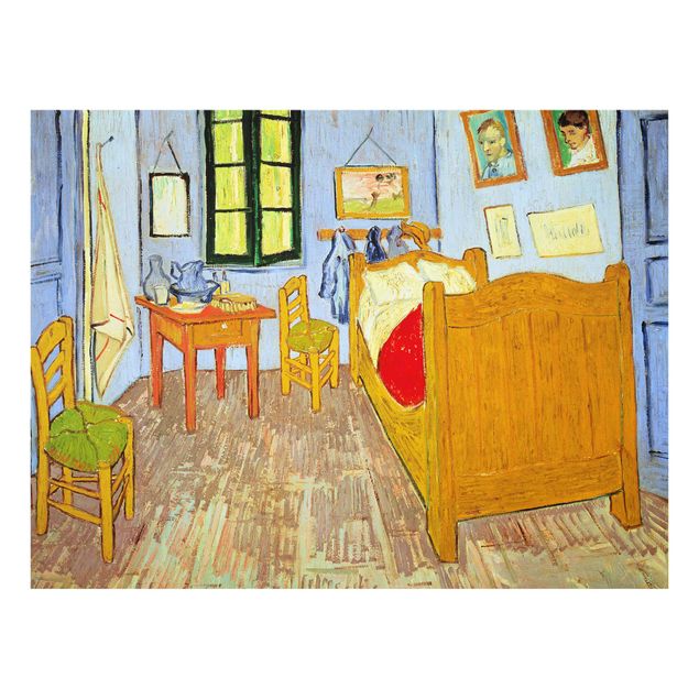 Bilder auf Glas Vincent van Gogh - Schlafzimmer in Arles