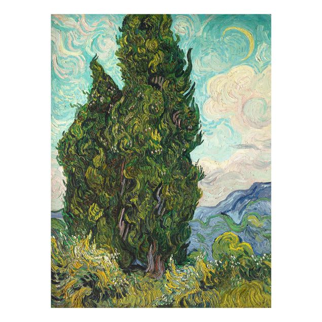 Wandbilder Vincent van Gogh - Zypressen