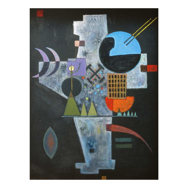 Bilder auf Glas Wassily Kandinsky - Kreuzform