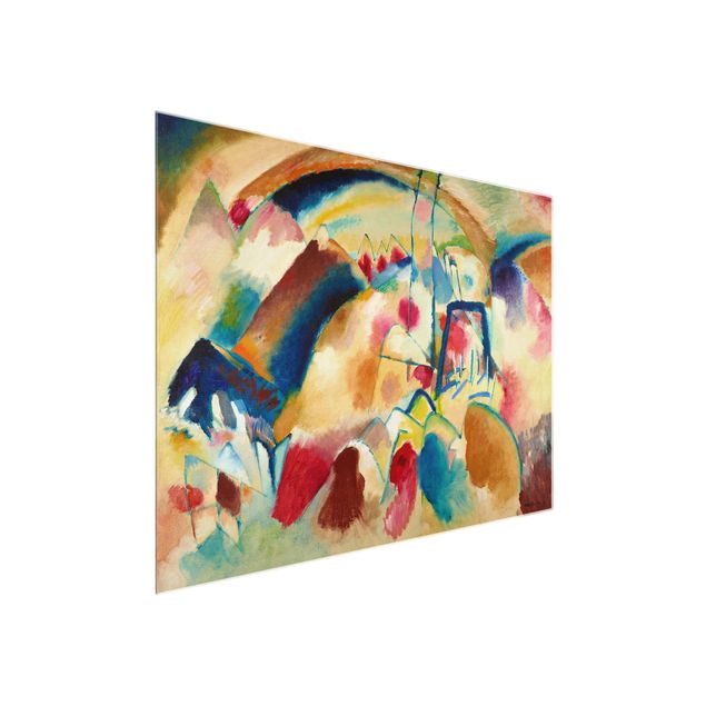 Wandbilder Wassily Kandinsky - Landschaft mit Kirche