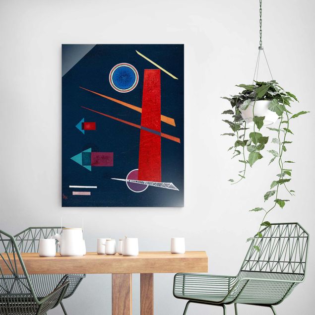 Bilder abstrakt Wassily Kandinsky - Mächtiges Rot