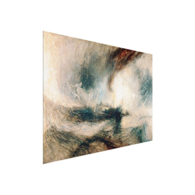William Turner Gemälde William Turner - Schneesturm über Meer