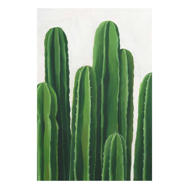 Glasbild - Lieblingspflanzen - Kaktus - Hochformat 3:2
