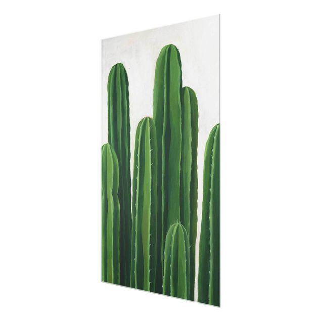 Glasbild - Lieblingspflanzen - Kaktus - Hochformat 3:2