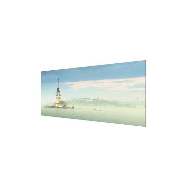 Glasbild - Maidens Tower - Panorama Quer