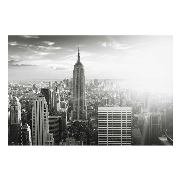 Glasbild - Manhattan Skyline - Quer 3:2