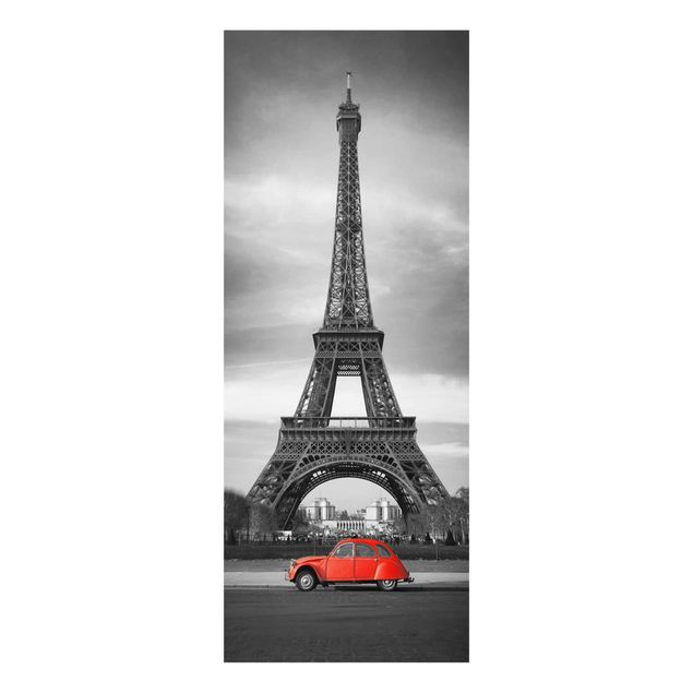 Glasbild - Spot on Paris - Panorama Hoch
