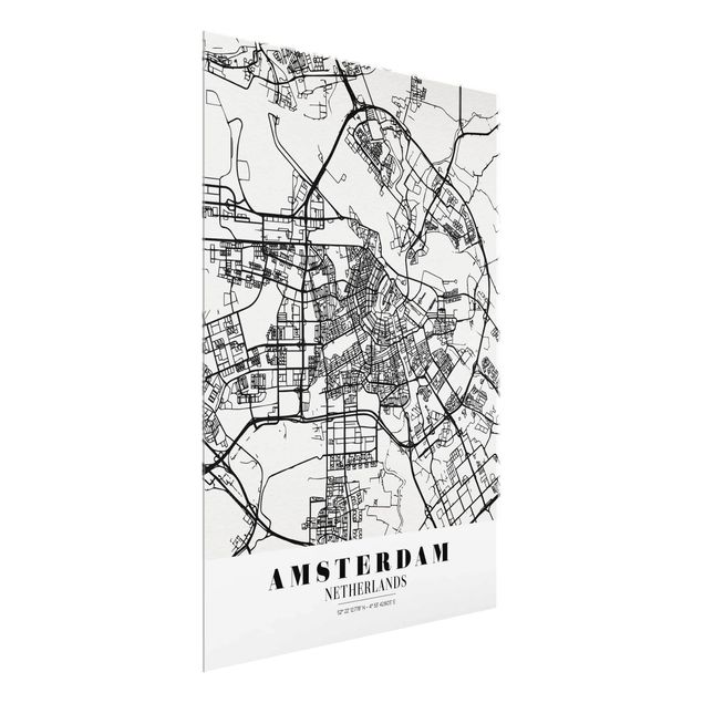 Bilder Stadtplan Amsterdam - Klassik