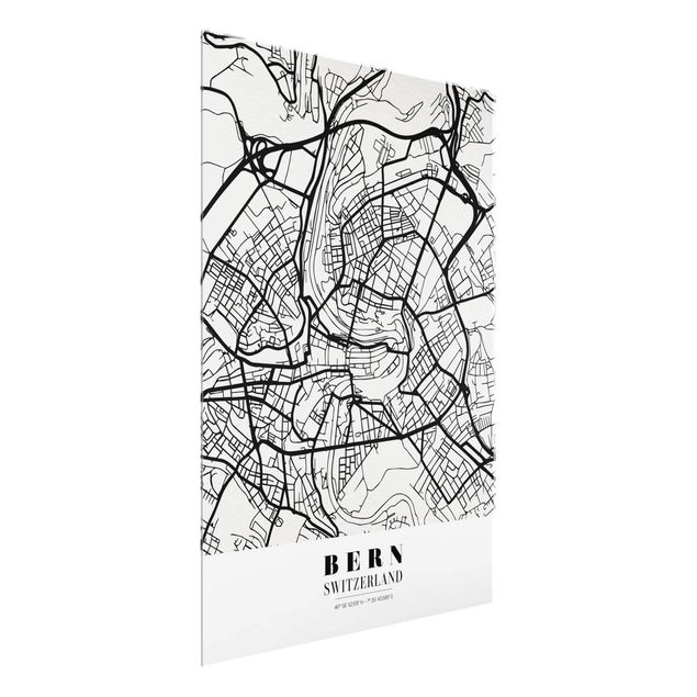 Bilder Stadtplan Bern - Klassik