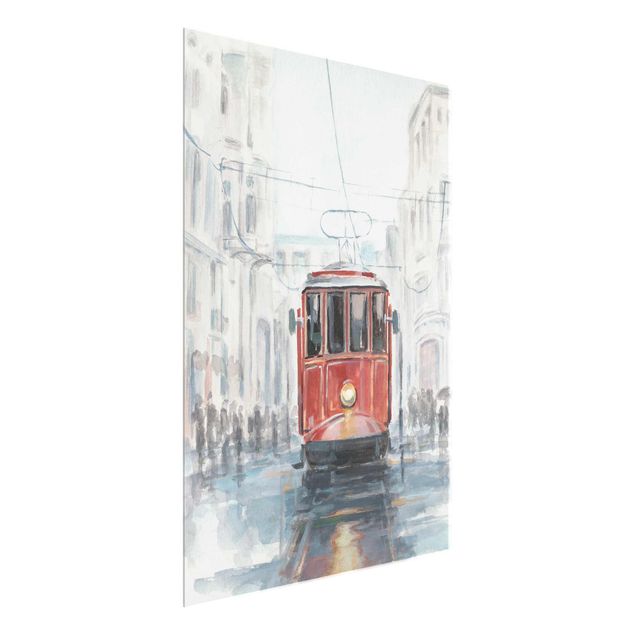 Glasbilder Straßenbahn-Studie I