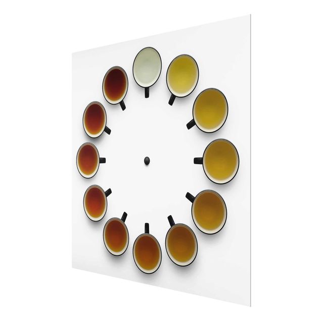 Glasbild - Tea Time - Quadrat 1:1