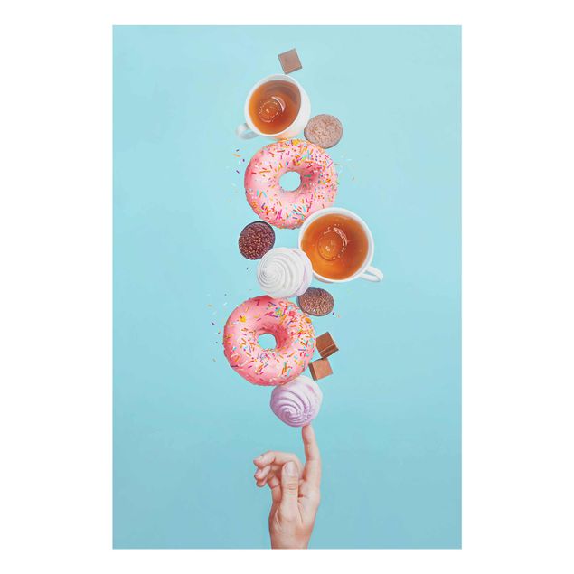 Glasbild - Weekend Donuts - Hoch 2:3