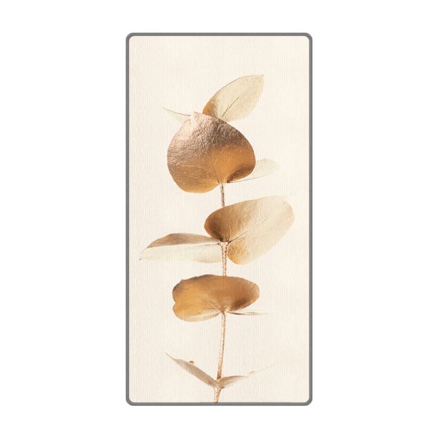 Teppich - Goldener Eukalyptuszweig