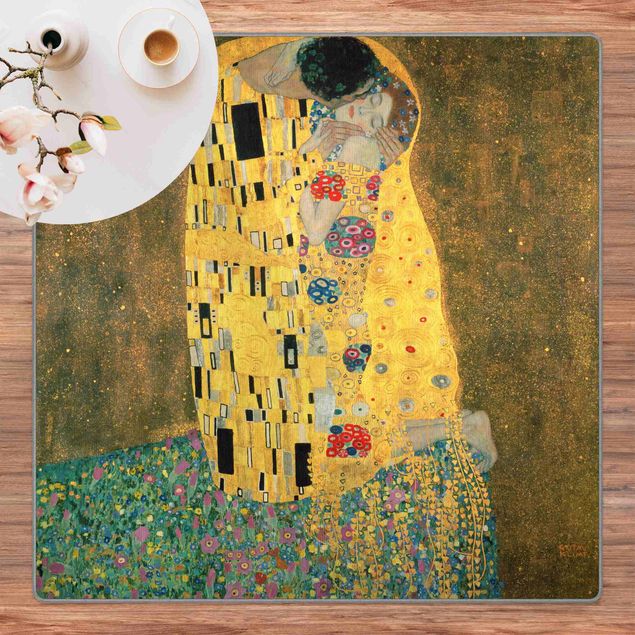 Moderne Teppiche Gustav Klimt - Der Kuß