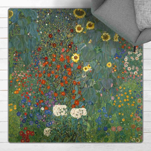 Art Deco Bilder Gustav Klimt - Garten Sonnenblumen