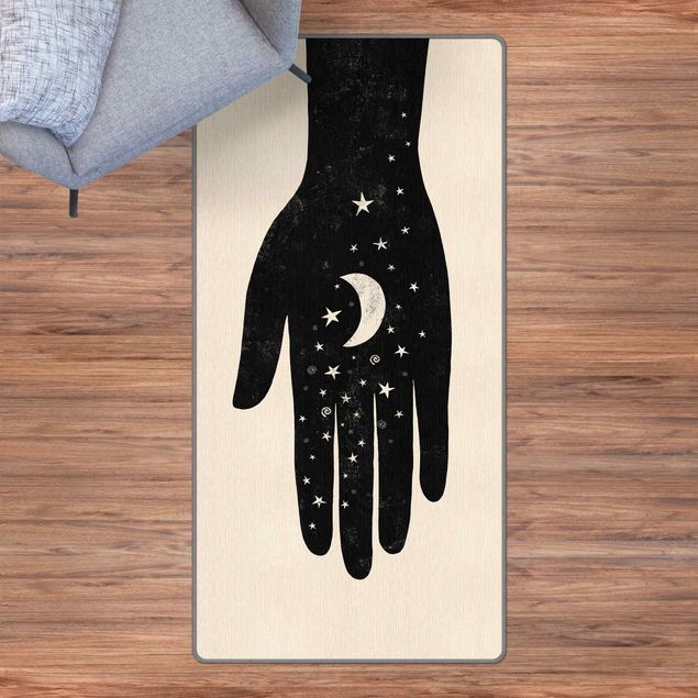 Teppich Orient Hand mit Mond
