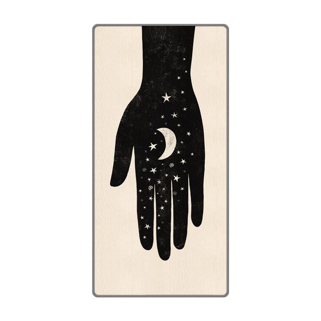 Teppich - Hand mit Mond