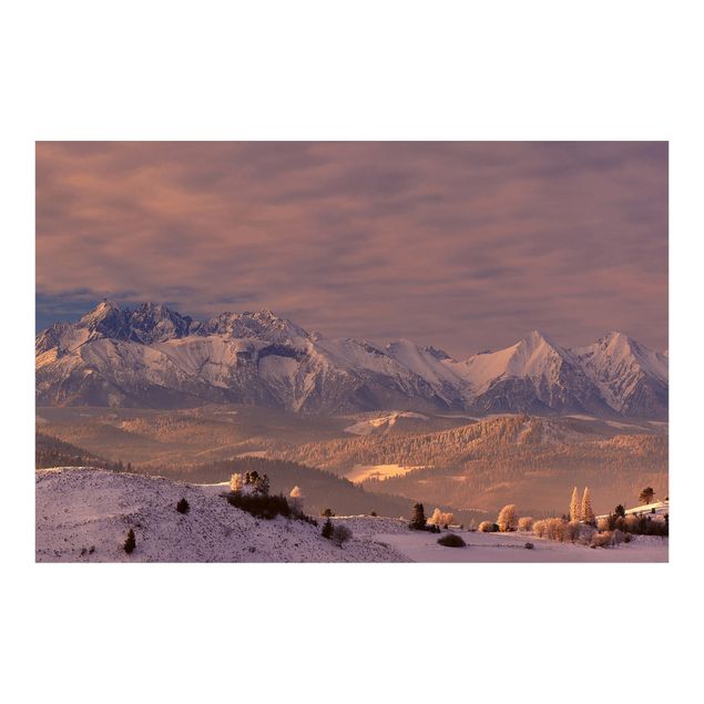 Tapeten kaufen Hohe Tatra am Morgen