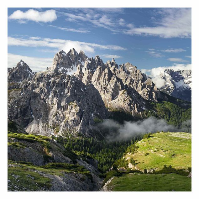 Fototapete selbstklebend Italienische Alpen