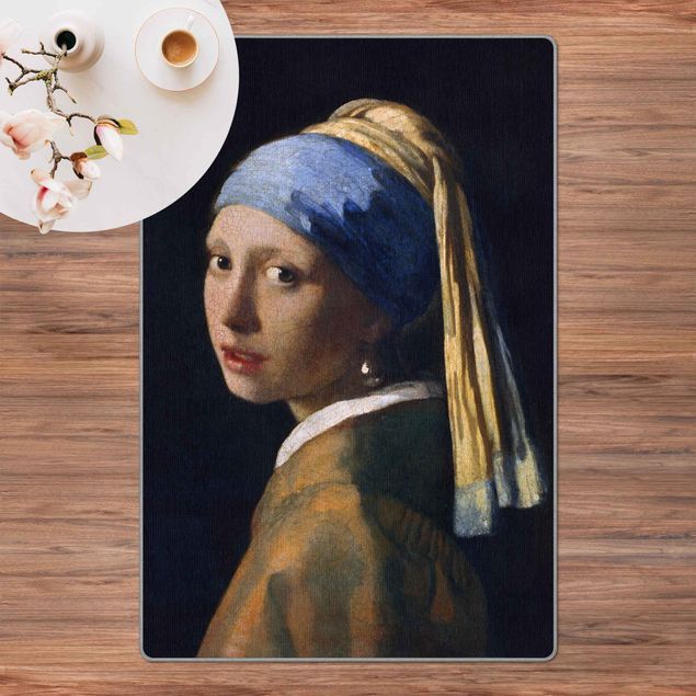 Große Teppiche Jan Vermeer van Delft - Das Mädchen mit dem Perlenohrgehänge
