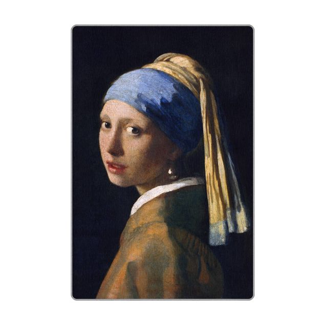 Teppich - Jan Vermeer van Delft - Das Mädchen mit dem Perlenohrgehänge