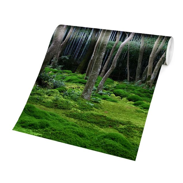 Fototapete selbstklebend Japanischer Wald
