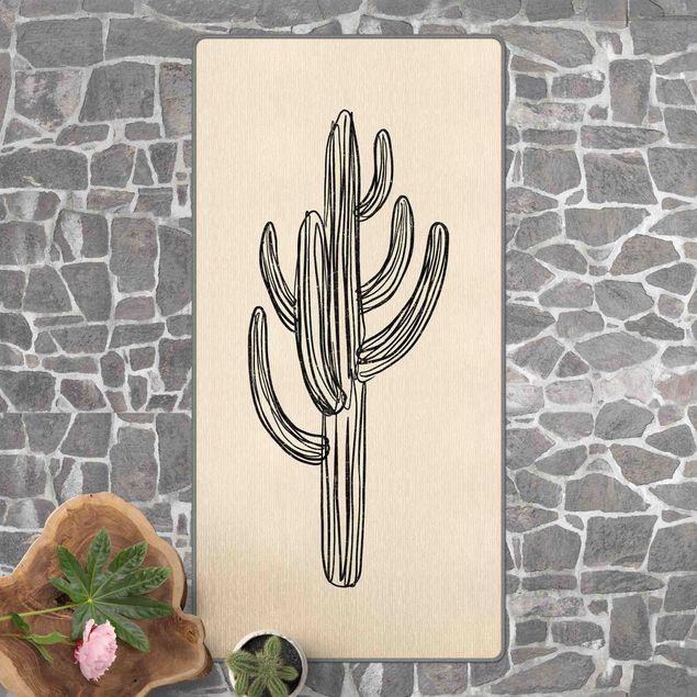 Teppich abstrakt Kaktus