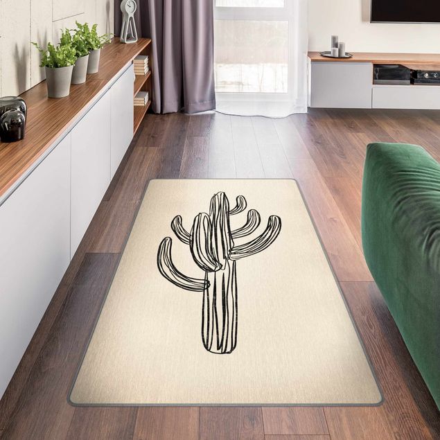 Teppich modern Kaktus